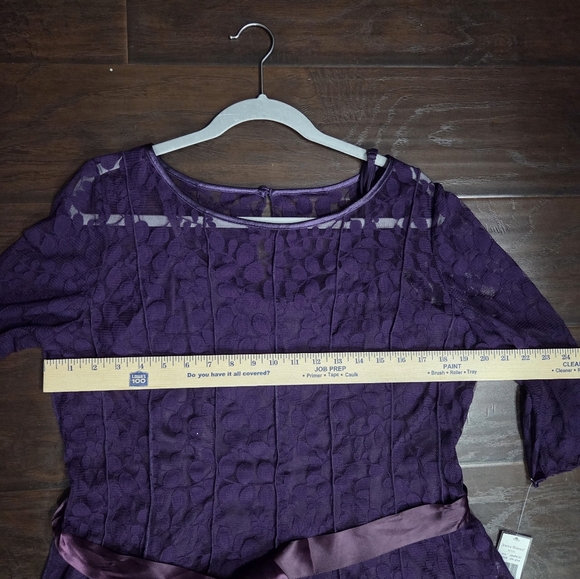 Jessica Howard New Deep Purple Lace 2 Piece Dress - Picture 15 of 16